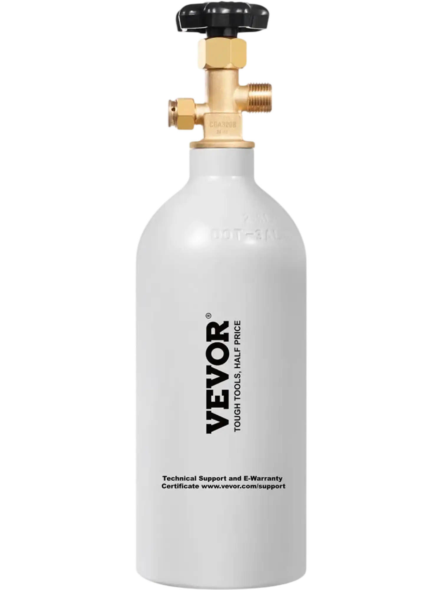 Vevor CO2 Tank 2.5 lbs Aluminum Alloy Cylinder New
