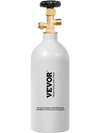 VEVOR CO2 Tank, 2.5 lbs New Aluminum Alloy Cylinder, CO2 Air Tank with Light Gray Spray Coating, CGA320 Valve & Adjustable Pressure, DOT Approved Cylinder for Draft Beer Dispensing and Soda Maker