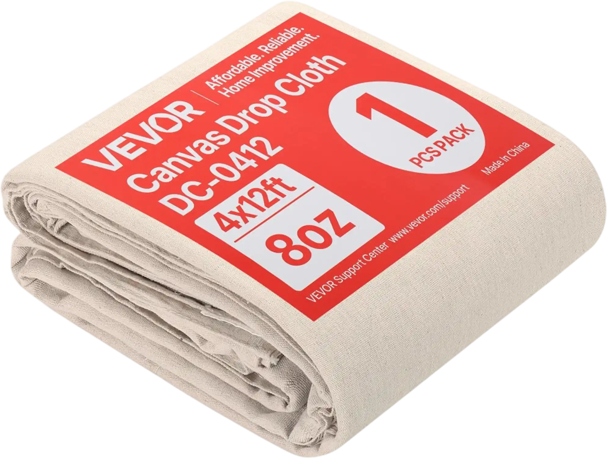 Vevor Canvas Drop Cloth 4' x 12' 8 oz Painters Tarp New