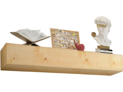 Vevor Fireplace Mantel Rustic Natural Floating Shelf 72