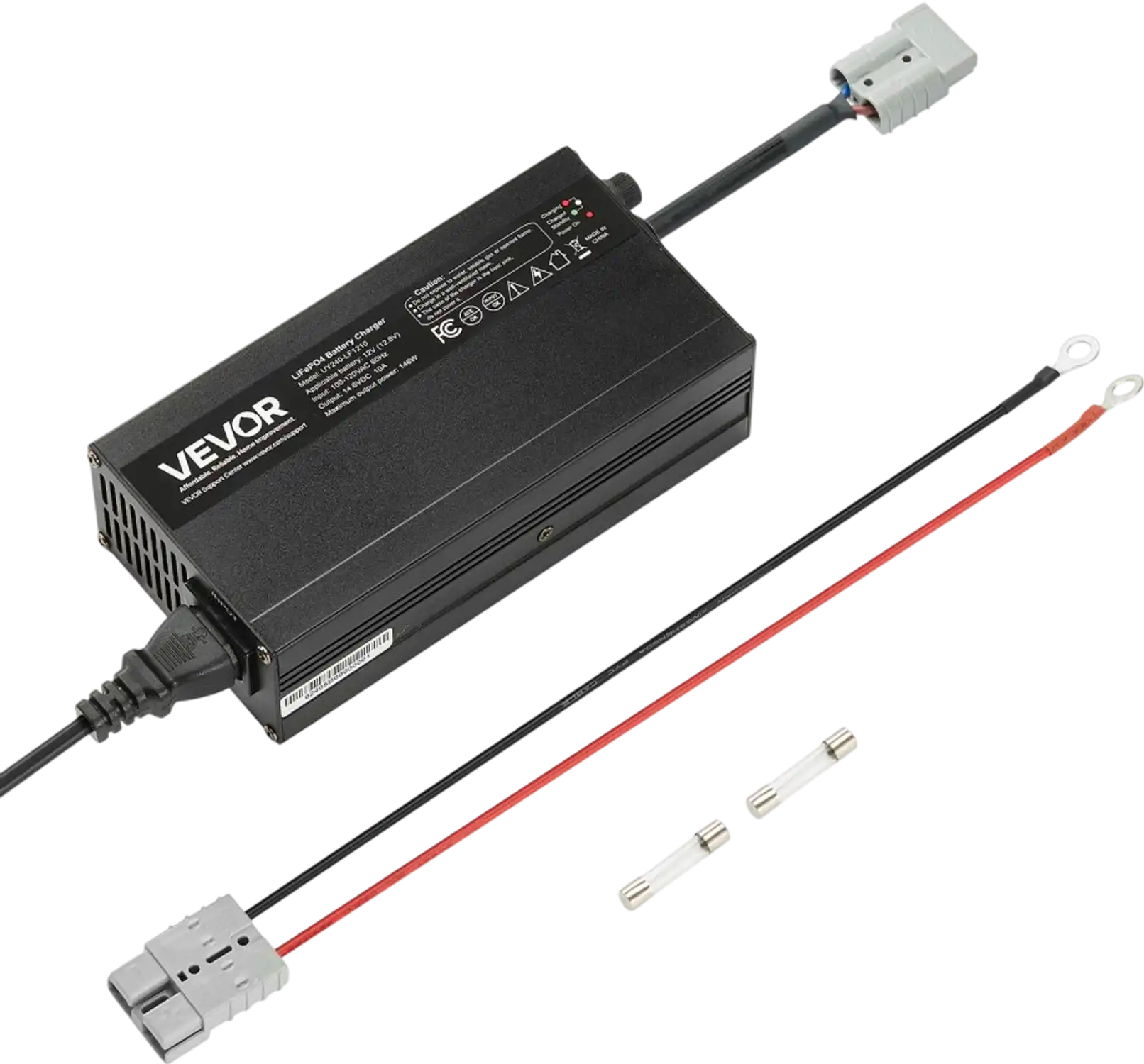 Vevor Battery Charger 12V 10A LiFePO4 Smart Charger New