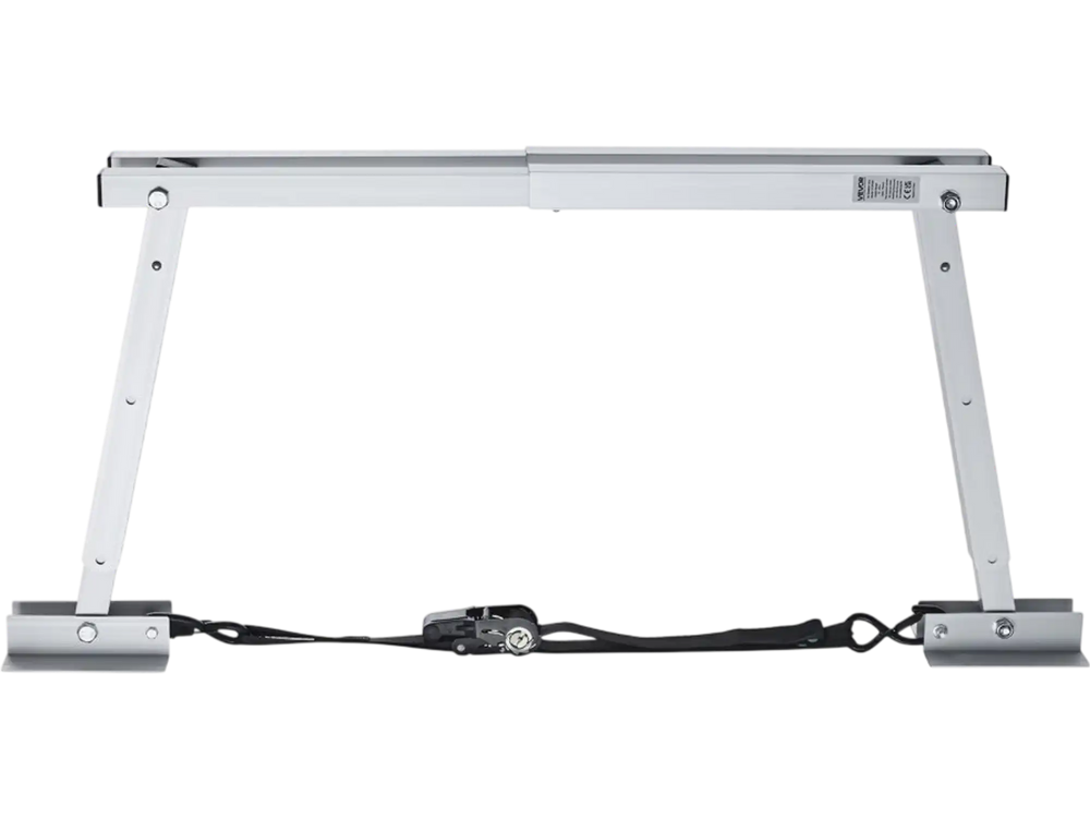 VEVOR Universal RV Stabilizer, RV Bumper Stabilizer for Trailers, Campers, Fifth Wheel, Compact Foldable Design for Easy Storage, Adjustable Height from 12 inch to 28 inch, Reduces RV Wobble, 1 Pack