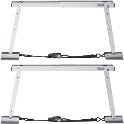 VEVOR Universal RV Stabilizer, RV Bumper Stabilizer for Trailers, Campers, Fifth Wheel, Compact Foldable Design for Easy Storage, Adjustable Height from 12 inch to 28 inch, Reduces RV Wobble, 2PCS