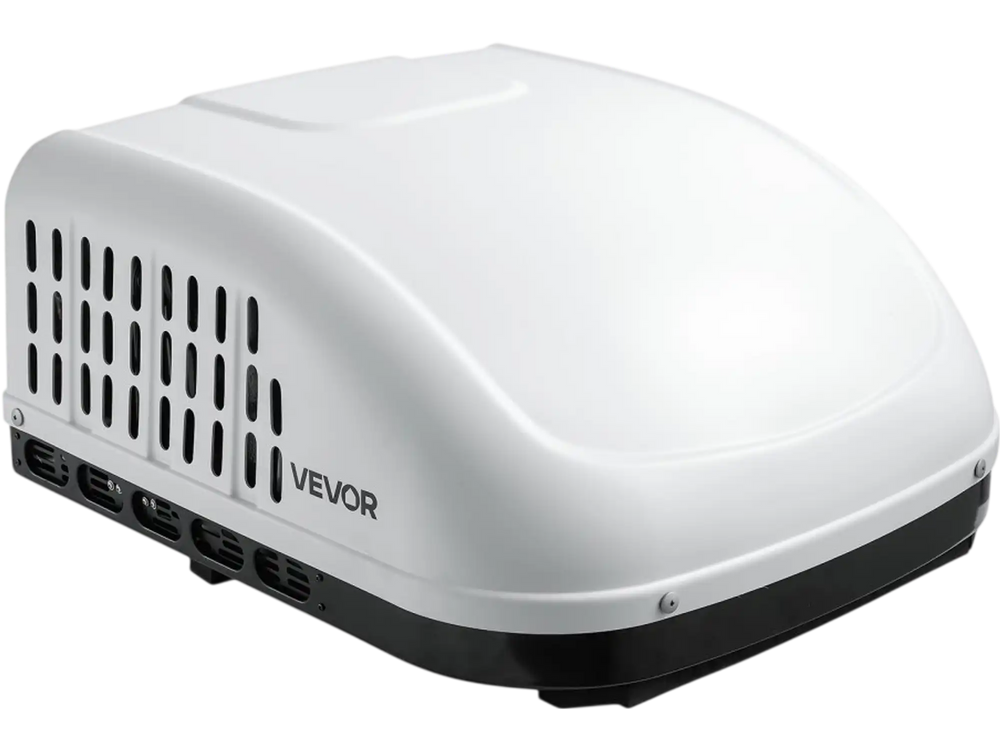 VEVOR RV Air Conditioner, 13500 BTU RV AC Unit, 120V Ducted or Non-Ducted Rooftop Air Conditioner with High-Performance Compressor Motor, Easy Install Quiet Cooling AC with Standard Vent Size, White