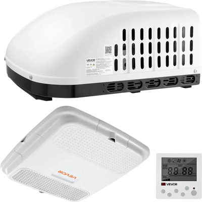 Vevor RV Air Conditioner 15,000 BTU Non-Ducted Rooftop Cooling and Heating AC Unit White New