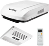VEVOR RV Air Conditioner, 13500 BTU RV AC Unit, 120V Ducted Rooftop Air Conditioner with Variable Speed Compressor, Easy Install Quiet Cooling AC Unit with ADB Button Control and Remote Control, White