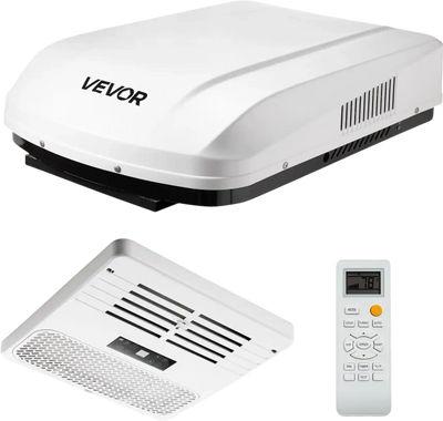 Vevor RV Air Conditioner 15,000 BTU Ducted Rooftop Heat Pump AC Unit White New