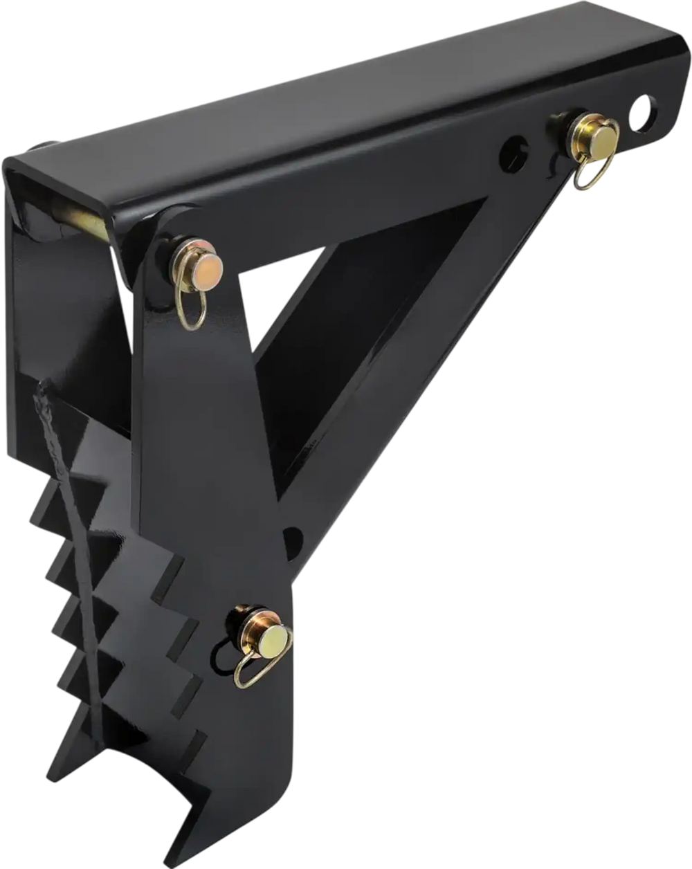 VEVOR 18\" Backhoe Thumb, 1/2\" Teeth Thickness Heavy Duty Excavator Thumb, Black Steel Weld On Thumb Attachments with 12mm Bolt-On Design Adjustable Mechanical Thumb for Backhoe/Excavator