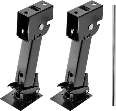 Vevor Stabilizer Jack Telescoping Folding Trailer Jack 2-Pc Set 1000 lbs 11.7