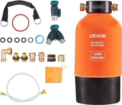 Vevor RV Water Softener Portable Water Softener System 12,000 Grain New