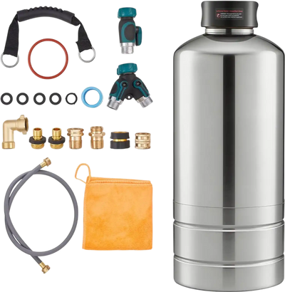Vevor RV Water Softener Portable 16,000 Grain Stainless Steel New