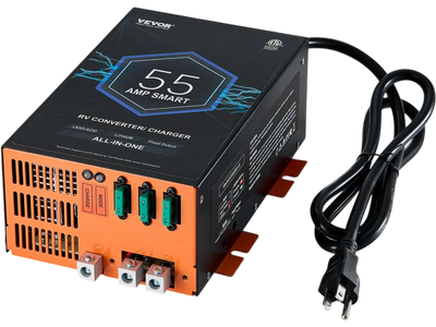 Vevor RV Converter 55A 110V AC to 12V DC Battery Charger New