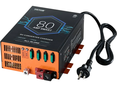 Vevor RV Converter 80A 110V AC to 12V DC Battery Charger New