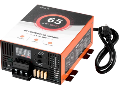Vevor RV Converter 65A 120V AC to 12V DC Battery Charger New