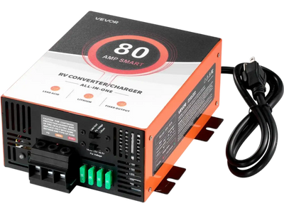 Vevor RV Power Converter 80A 110V AC to 12V DC Battery Charger New
