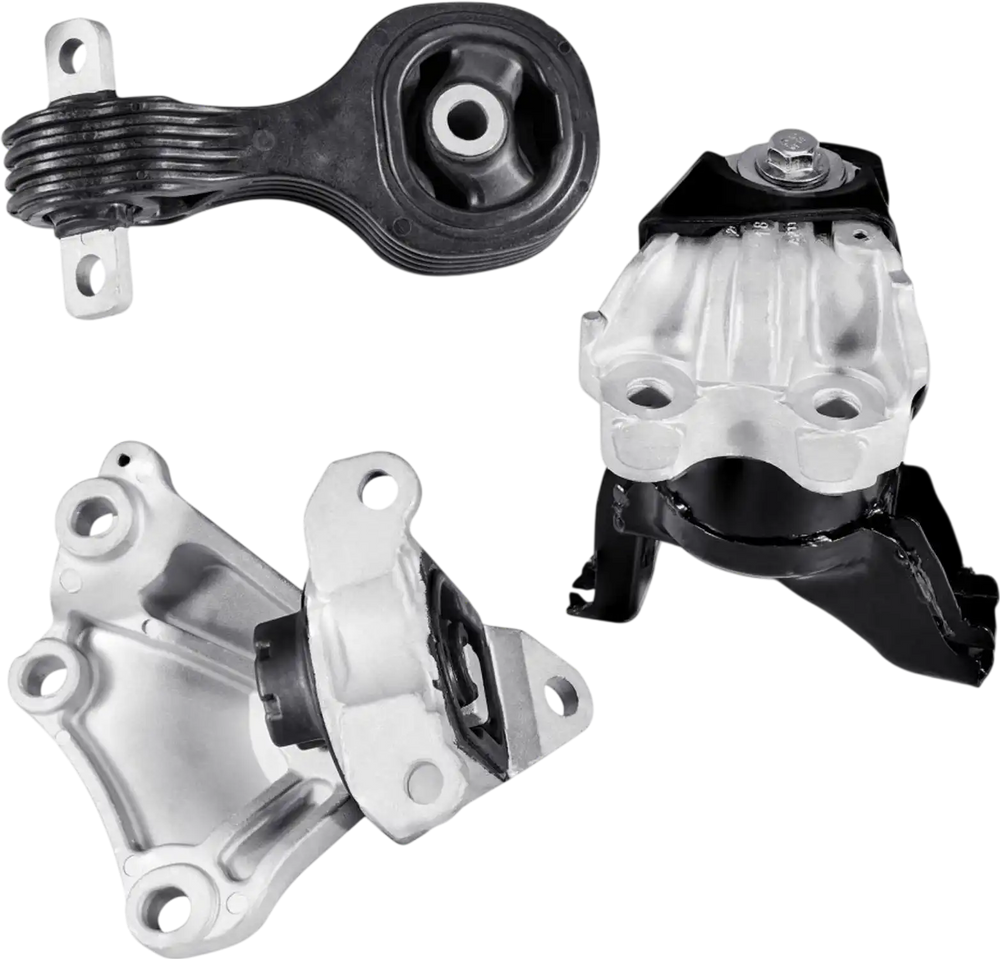 VEVOR Engine Motor Mount and Transmission Mount Kit Replacement, Set of 3, Compatible with 2012–2013 Honda Civic 1.8L Coupe, Replace OE# A65048, A65021, A65087, Secure Support