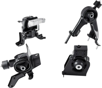 VEVOR Engine and Transmission Motor Mount Kit Replacement, Set of 4, Compatible with 2009–2013 Toyota Corolla 1.8L L4, Replace OE# A62015, A62039, A62027, A62023, Secure Support