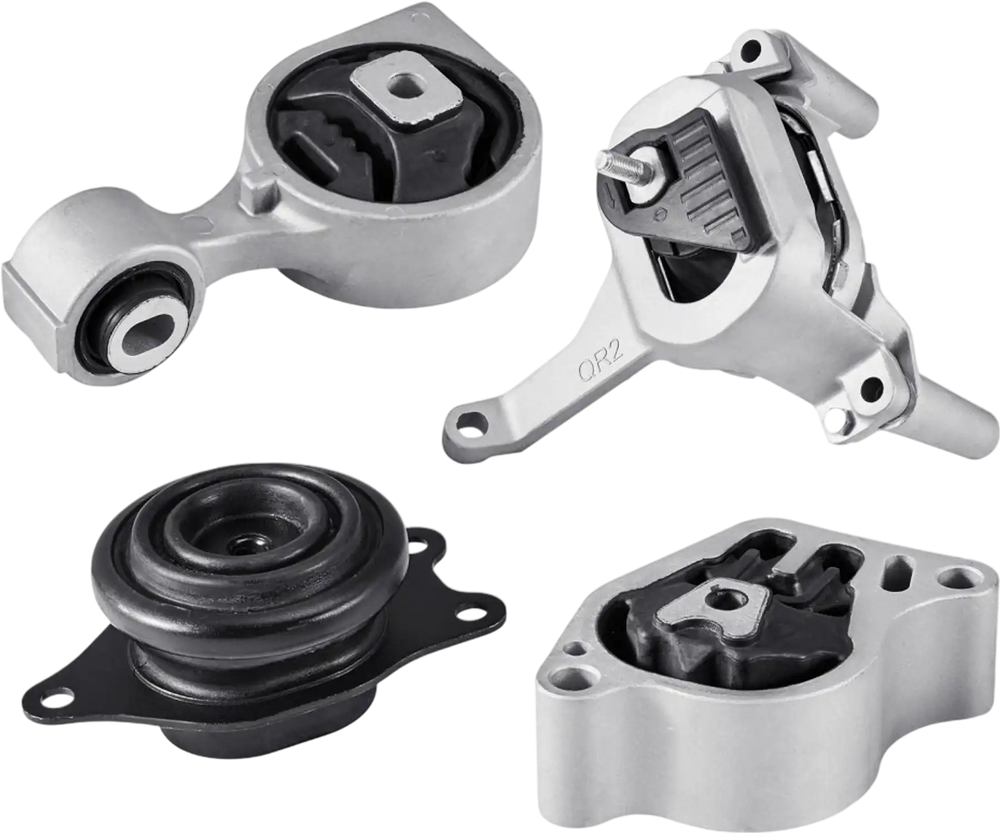 VEVOR Engine and Transmission Motor Mount Kit Replacement, Set of 4, Compatible with 2007–2017 Nissan Altima 2.5L L4, Replace OE# A4350, A4353, A4340, A4339, Secure Support