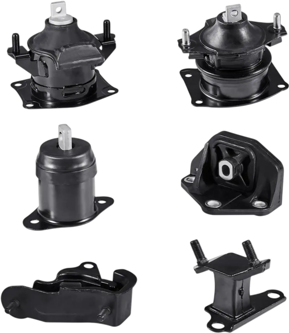 VEVOR Engine Motor Mount and Transmission Mount Kit Replacement, Set of 6, Compatible with 2003–2007 Honda Accord 3.0L V6, Replace OE# A4526HY, A4517, A4527HY, A4524, A4544, A4525, Secure Support