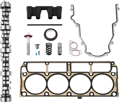VEVOR Lifter Camshaft Kit, 13-Piece Set, Gray Cast Iron Engine Cam, Compatible with Norris trucks from 1999-2013 GM Gen3/4, Fit 1999-2013 LS-Based Engines (Silverado, Sierra, Tahoe, Yukon/LS1)