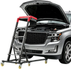 VEVOR Top Automotive Creeper 48"- 64" Adjustable High Top Engine Creeper, Easy Folding, 400LBS Heavy-Duty Steel Support, Stable H-Shaped Base, 6-Wheel Smooth Rolling for Auto Repair and Maintenance