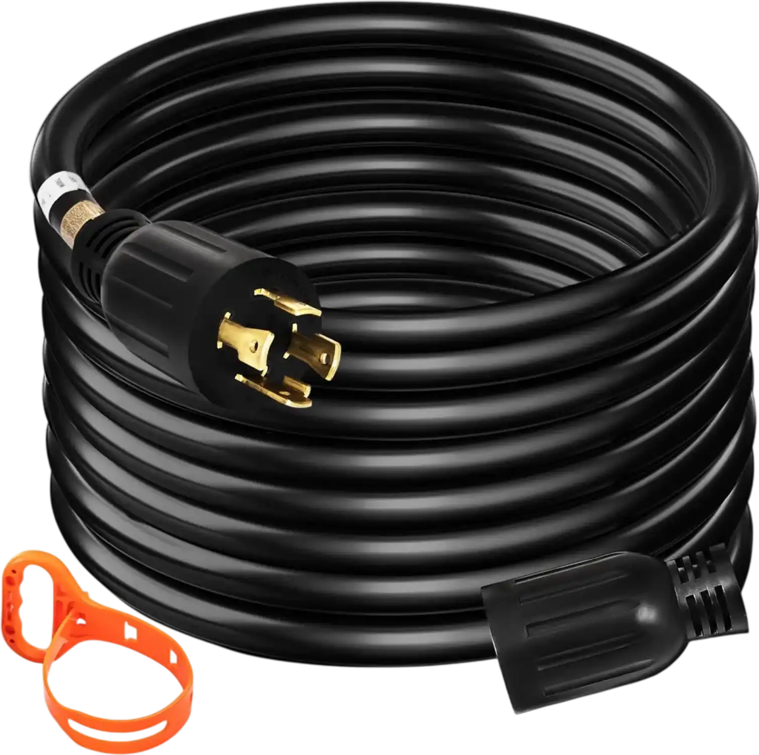 Vevor Generator Extension Cord 40' 30A SJTW 10AWG/4C Copper Power Cable New