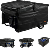 VEVOR Generator Cover, 34 x 24 x 21 Inch Waterproof Universal Generator Cover for Most Generators 3500-12000 Watt, Portable Generator Running Cover with Heavy Duty Thicken 420D Oxford Fabric, Black