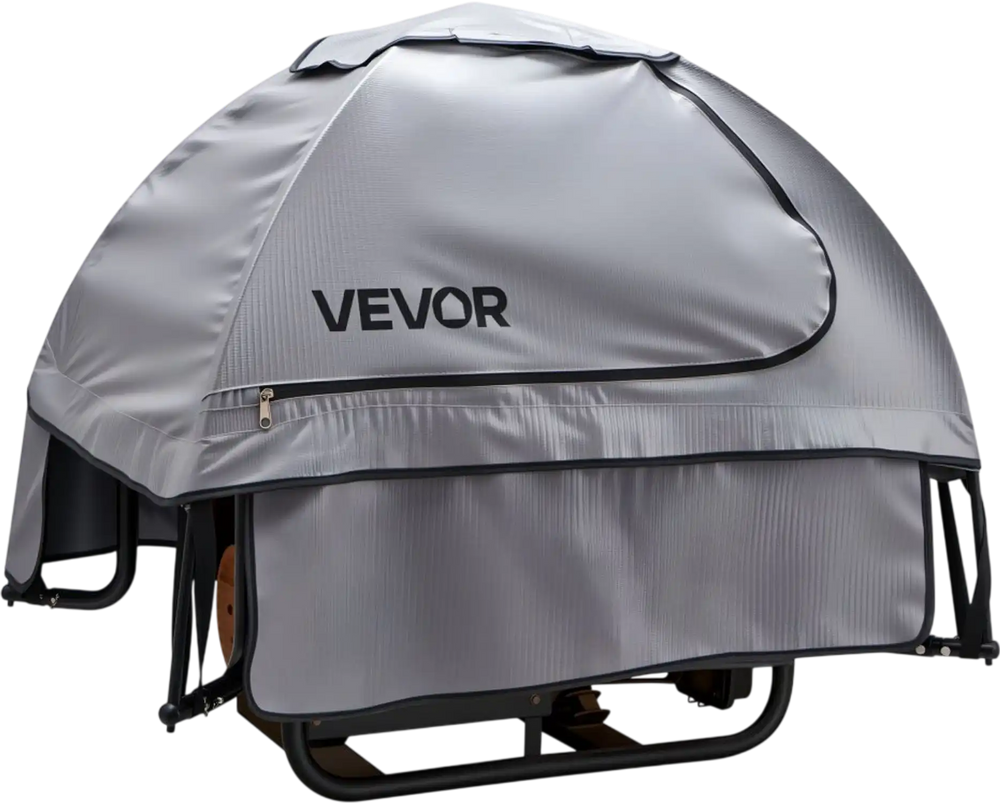 VEVOR Generator Cover, 36 x 26 x 26 Inch Waterproof  Generator Cover for Most Generators 70-108 Inches Perimeter, Portable Generator Running Cover with Heavy Duty Thicken Oxford Fabric, Grey