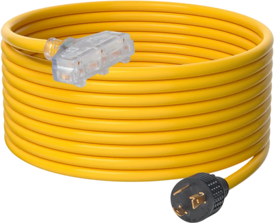 Vevor Generator Extension Cord 30A 25' Heavy Duty Outdoor Power Cable New