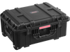 VEVOR Weatherproof Hard Case, Heavy Duty Protective Dry Box Case with Pre-Cut Foam, Wheels & Retractable Pull Handles for Travel, Hunt, Military, Tactical, IP67 Waterproof Case for Cameras(57x45x28)