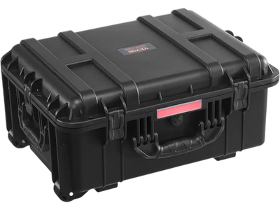 VEVOR Weatherproof Hard Case, Heavy Duty Protective Dry Box Case with Pre-Cut Foam, Wheels & Retractable Pull Handles for Travel, Hunt, Military, Tactical, IP67 Waterproof Case for Cameras(57x45x28)