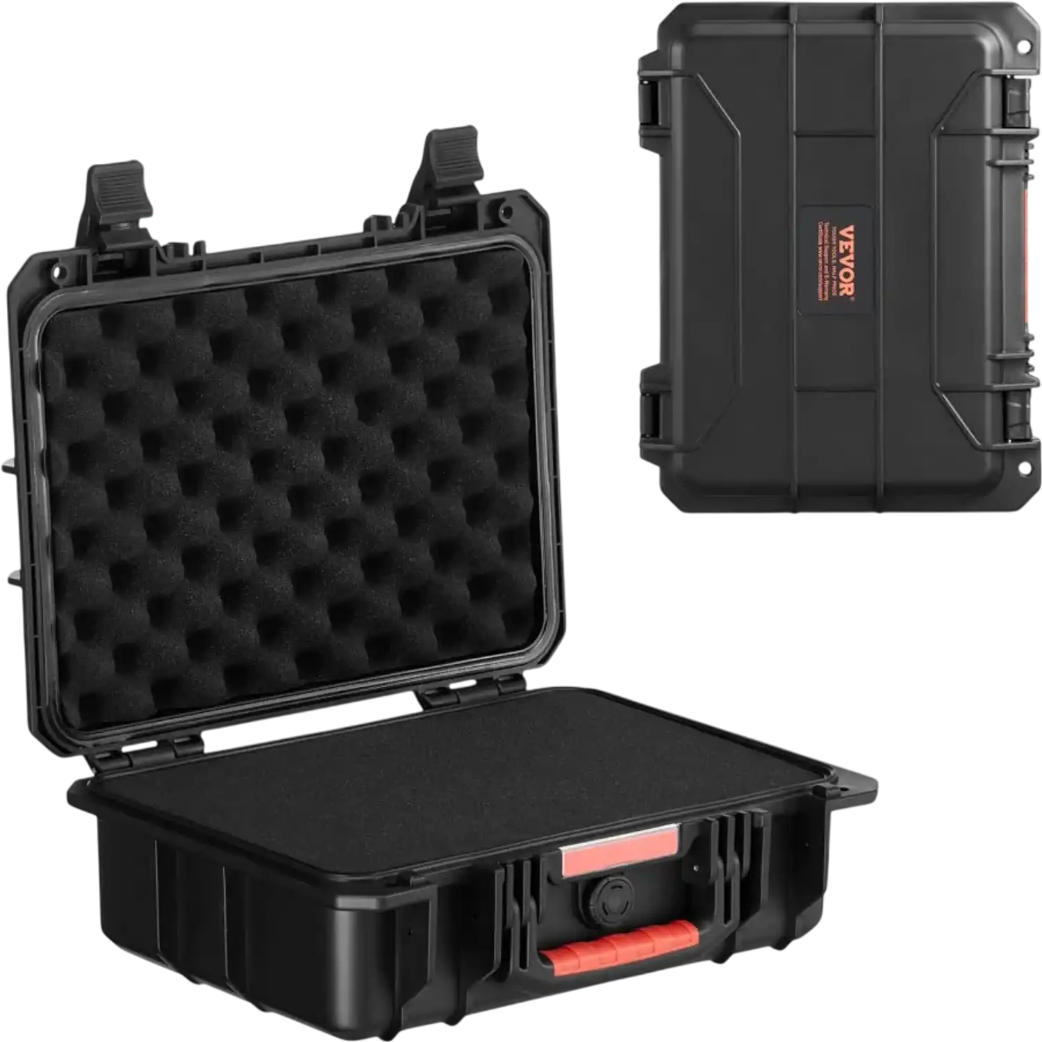 Vevor Weatherproof Hard Case Heavy Duty Protective Dry Box with PU Foam Lining 0.56 Cu. Ft. New