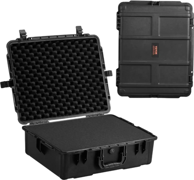 Vevor Weatherproof Hard Case 2.4 Cu. Ft. IP67 Protective Dry Box with Foam and Wheels New