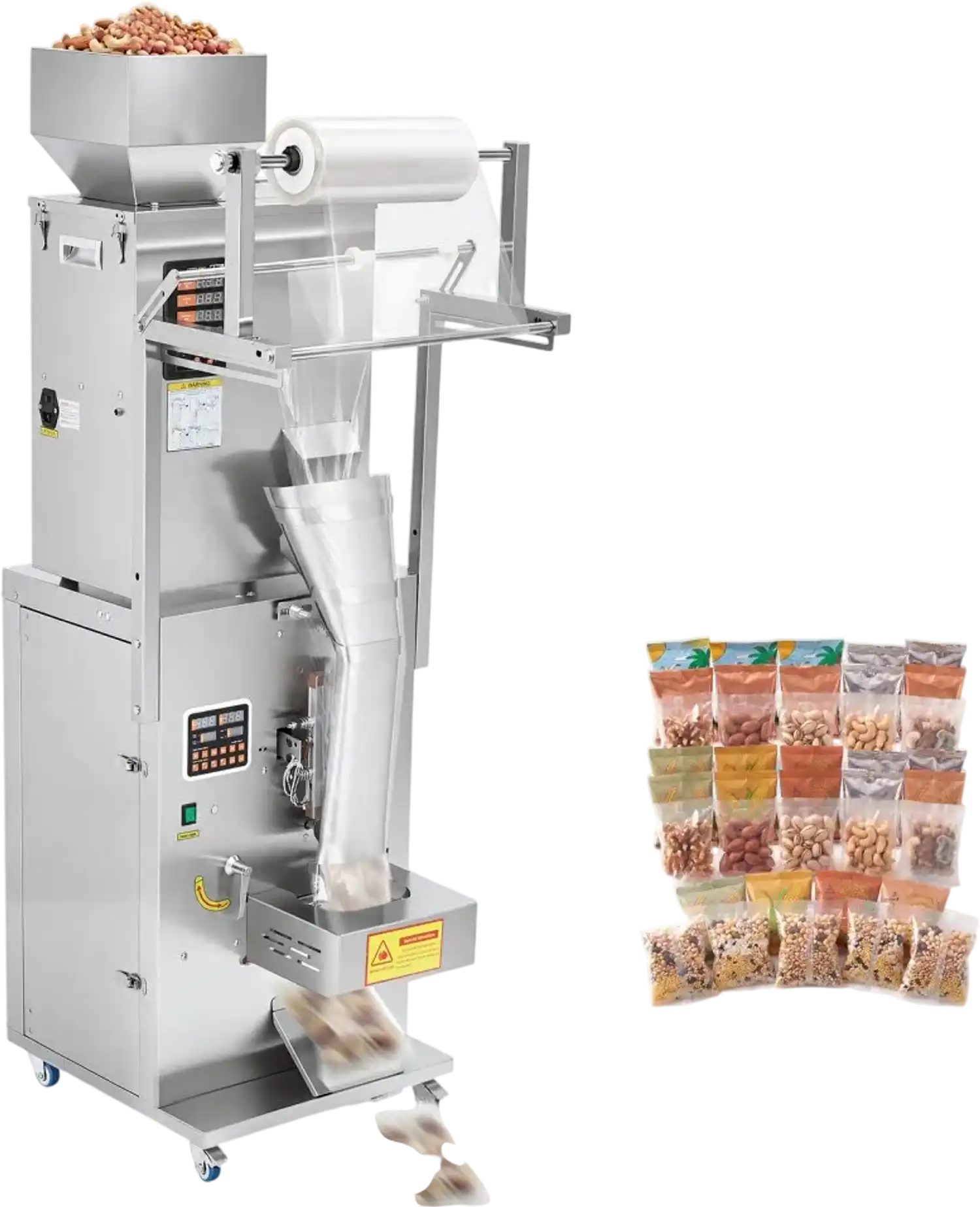 Vevor Powder Filling and Sealing Machine Automatic 10-500g Granule Packaging Machine New