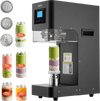 VEVOR Can Sealer Machine, Automatic Commercial Soda Can Sealing Machine for 2.17 in (55 mm) Aluminum and Plastic Cans, Height Adjustable, Steel Housing Beverage Drink Seamer, for Coffee Shop, Black