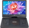 VEVOR Portable DVD Player, 14 inch HD Swivel Display Screen, 4.5-5 Hours Built-in Rechargeable Battery, Dual Speakers, Support Sync TV/USB/SD Card/CD/DVD, Car Charger, AC Power Adapter, Remote Control