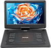 VEVOR Portable DVD Player, 15.6 inch HD Swivel Display Screen, 4.5-5 H Built-in Rechargeable Battery, Dual Speakers, Support Sync TV/USB/SD Card/CD/DVD, Car Charger, AC Power Adapter, Remote Control