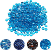 VEVOR Fire Glass, 20 lbs / 9.0 kg High-Temperature Resistant Fireplace Rocks, 3/4-Inch / 19.05 mm Reflective Firepit Glass Beads, High Luster Stone Landscaping for Fire Pit Table, Caribbean Blue