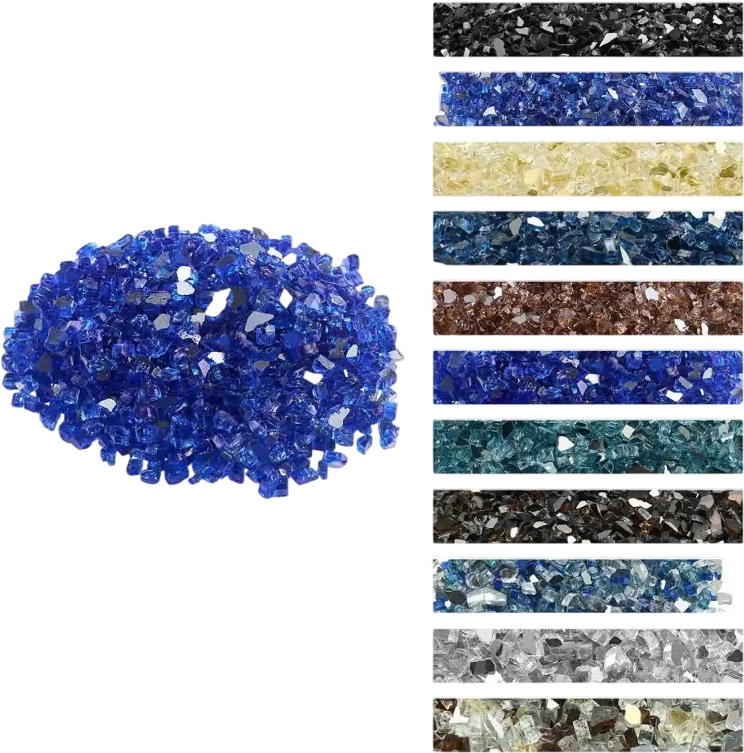 Vevor Fire Glass 1/2