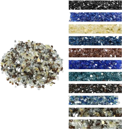 Vevor Fire Glass 10 lbs 1/2