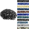 VEVOR Fire Glass, 10 LBS / 4.5 KG High-Temperature Resistant Fireplace Rocks, 1/2-Inch / 12.7 mm Reflective & Smokeless Firepit Glass Rock, High Luster Stone Landscaping for Fire Pit Table, Black