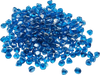 VEVOR Fire Glass, 20 LBS / 9 KG High-Temperature Resistant Fireplace Rocks, 1 Inch / 25.4 mm Reflective Firepit Glass Diamond Beads, High Luster Stone Landscaping for Fire Pit Table, Caribbean Blue