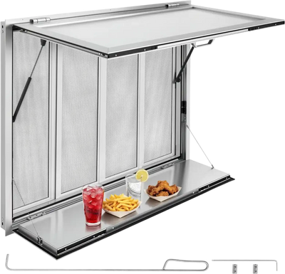 Vevor Concession Window Folding Shelf 48