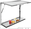 VEVOR Concession Window Folding Shelf 48x36in Aluminum Alloy Service Window, for Food Truck, Up to 85 Degrees, with Awning Door and Drag Hook, Rainwater Resistant