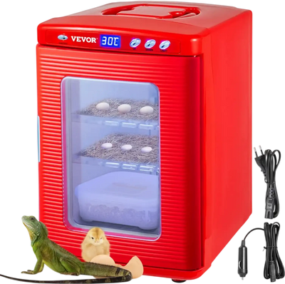 Vevor Reptile Incubator 25L Digital Egg Incubator 5-42°C for Small Reptiles New