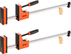 VEVOR Bar Clamps for Woodworking, 2-Pack 36 inch Parallel Clamp Set, F-Clamp with 1500 lbs Load Limit, Even Pressure, High-strength Plastic and Carbon Steel, for Woodworking Metal Working, Orange
