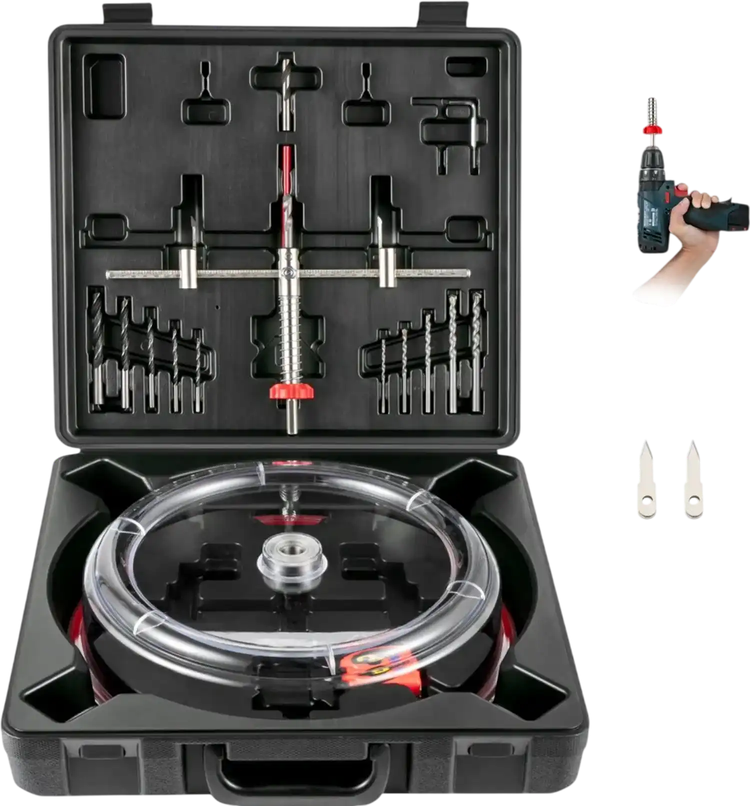 Vevor Hole Saw Cutter Kit Adjustable 1-5/8