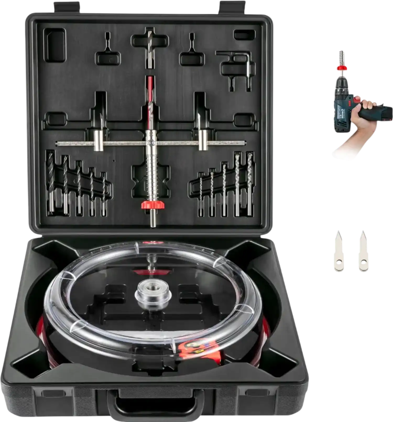 Vevor Hole Saw Cutter Kit Adjustable 1-5/8