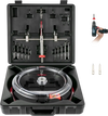 VEVOR Adjustable Hole Saw Cutter Kit, 1-5/8" to 8" (40-200 mm), Two Replaceable Pilot Drill Bits, Twin Blade Recessed Hole Saw with PC Dust Shield, for Recessed Lights, Ceiling Speakers, Vent Holes