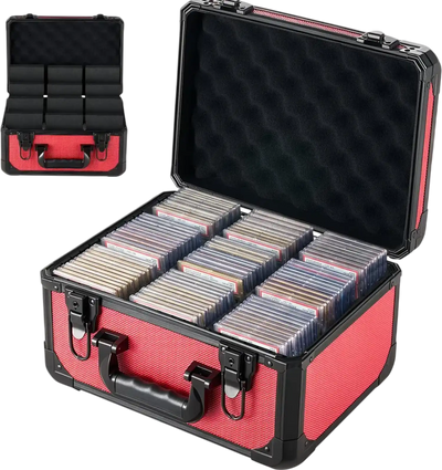 Vevor Graded Card Case 3-Row 96 PSA Slab Storage Box New